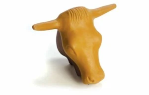 Roping Horns Young Steer Head Portable Team Roping Rodeo Practice Cattle - Picture 1 of 1