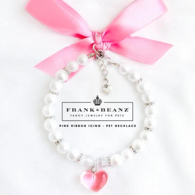 Custom Dog Collar Necklace Personalized Cat Name Necklace Luxury Pet Jewelry - Image 1 of 4