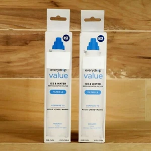 EveryDrop Value Ice Water Refrigerator Filter L8, W11367147 Lot LG LT800 NSF (2) - Picture 1 of 11