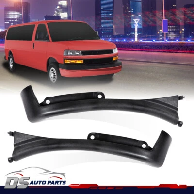 Fit For 1996-2023 Gmc Savana 3500 2500 96-14 Savana 1500  Front Fender Trim Pair - Image 1 of 4