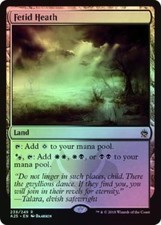 x1 Fetid Heath - Foil Near Mint Masters 25 MTG