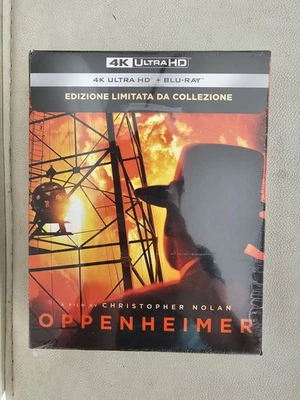 OPPENHEIMER | 4K + BLU-RAY STEELBOOK | ULTIMATE COLLECTORS EDITION | NEW/SEALED - Image 1 of 3