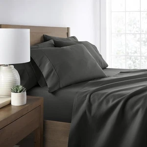 Queen Sheet Set 6 Piece - Ultra Comfortable & Breathable Cooling Queen Bed Sh... - Picture 1 of 7