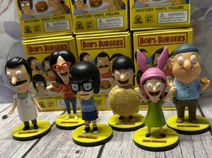 Bob's Burgers Mystery 3” Vinyl Figure Complete Set of 6 New Opened Box - Picture 1 of 7