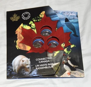 Canada 2020 Connecting Canada 3 Coin Set Sealed in RCM Packaging - Bild 1 von 5