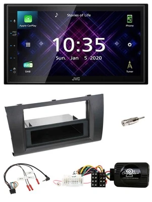 JVC DAB 2DIN Lenkrad Bluetooth USB Autoradio für Suzuki Swift 2005-2010 - Bild 1 von 4