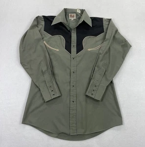 Ely Cattleman Woman’s S Retro Western Cowboy Pearl Snap Shirt 90s Y2K Vintage - Picture 1 of 12