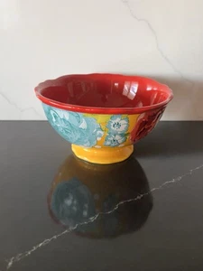Pionierin Blüte Jubiläum Fußschale Blumen gelb Suppe Müsli - Bild 1 von 5