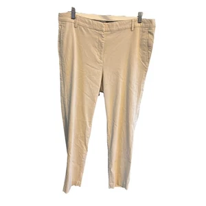 Pantalone donna J.Jill Wearever beige taglia 16 vita media tasche elastico schiena vita - Foto 1 di 12