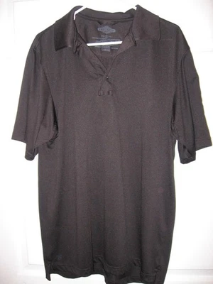 Camisa polo Tru-Spec negra para hombre talla grande Foto 1 de 4