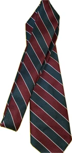 John Fredrics Krawatte - 100% Polyester grün, weinrot rot und weiß - Bild 1 von 8