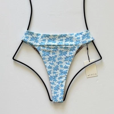 Parte de baixo de biquíni Acacia Swim Mateo - Rosa pequena - Tamanho grande - Novo com etiquetas - Imagem 1 de 4