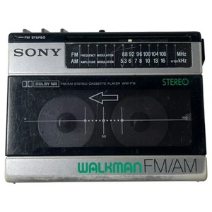 Sony WM-F15 Dolby Walkman Radio Cassette Player With Clip AM/FM Japan For Parts - Picture 1 of 18