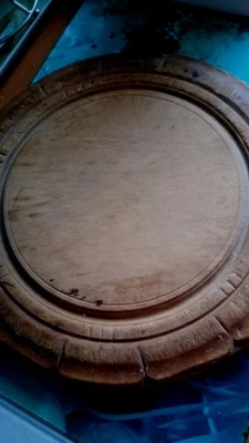 Antique Sycamore Bread Board  100 Years Old! - Image 1 of 4