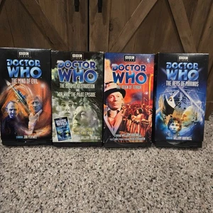 Dr Doctor Who Classic VHS Tapes Lot BBC - Picture 1 of 2