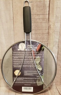 BergKoch 9.5 inch Splatter Screen for Frying Pan – Stainless Steel Grease Guard  - Image 1 of 4