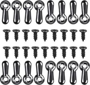 160 Pcs Metal Picture Frames Turn Button Fasteners Backing Clips with Screws - Picture 1 of 2