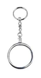 Key Chain For Casino Poker Chips Color: Silver - Picture 1 of 1