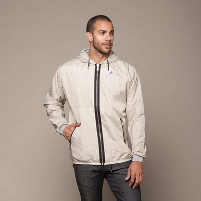 K-WAY Men’s Claude Remix 2 Hooded Multi Jacket Waterproof Windbreaker NEW L - Image 1 of 3