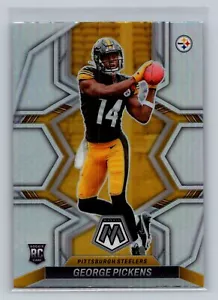 2022 Mosaico Panini #318 George Pickens Argento Prizm Rookie 1J - Foto 1 di 2