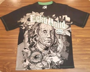 Marc Ecko Unltd XL T-Shirt Ben Franklin Y2K Hip Hop Street Wear - Bild 1 von 6