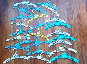 Lot of Vintage Baby Clothes Hangers 25 Hanger Lot - Picture 1 of 5