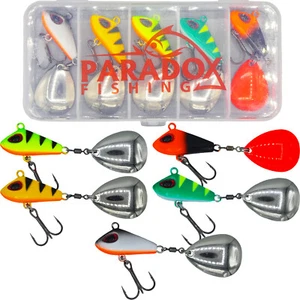 Paradox Fishing Jig Spinner Set Bleikopfspinner Jigspinner Spin Jig Barsch Köder - Bild 1 von 20
