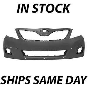 NEW Primered - Front Bumper Cover Replacement for 2010 2011 Toyota Camry SE - Picture 1 of 15