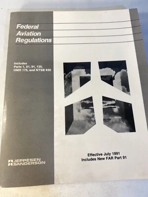 Federal Aviation Regulations Book Effective Dec 1990 Foto 1 de 4