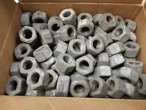 3/4"-10 Finished Hex Nuts Steel Grade 2 Hot Dip Galvanized Finish Qty 10 - Picture 1 of 1