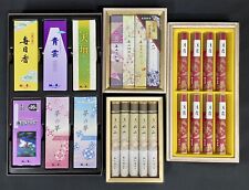 Lot of 4 Japanese Incense Sticks / Premium Jinkou Agarwood Kyukyodo Gyokusyodo