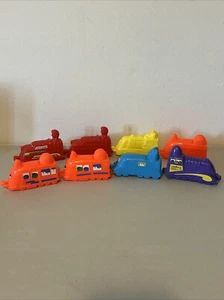 Set of 8 McDonald's 1980's Railway Train Happy Meal Toy - Picture 1 of 7