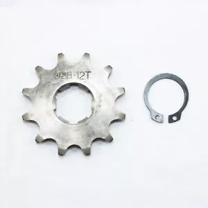 12T Dientes 20mm 428 Cadena Piñón Frontal Cog PIT TRAIL QUAD BICICLETA ATV BUGGY - Imagen 1 de 5