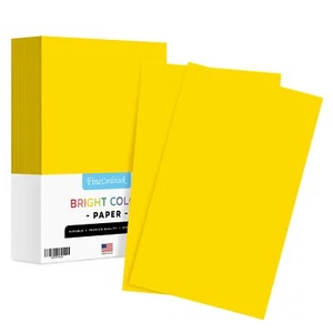 8.5 x 14 Sun Yellow Bright Color Paper, Legal Size, 24lb Bond(90gsm), 500 Sheets - Picture 1 of 1