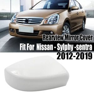 Fits Nissan Sentra 2012 2013-18 2019 No Signal White Right Side Mirror Cover Cap - Picture 1 of 7