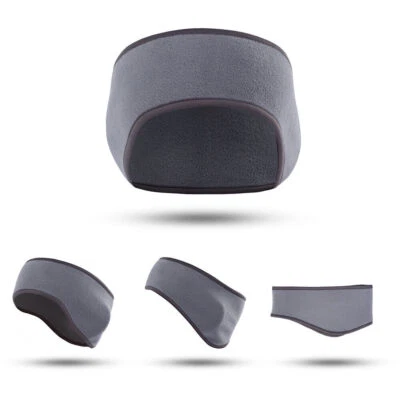 Protetores auriculares elásticos quentes para orelha de inverno faixa de suor para corrida para clima frio - Imagem 1 de 4