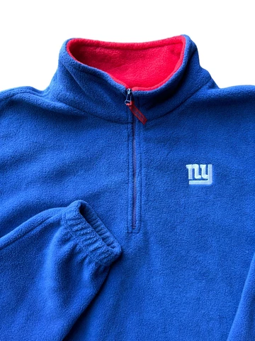 New York Giants NFL 1/4 Zip Pullover Fleece Men’s Size XL EUC Cover