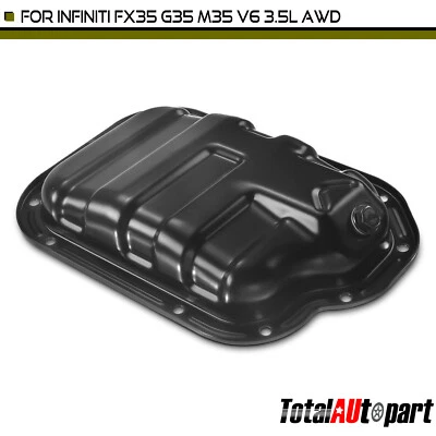 Cacerola de aceite del motor para Infiniti FX35 2003-2008 G35 M35 V6 3,5 L AWD inferior 11110AL810 Foto 1 de 4
