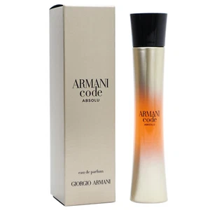 Giorgio Armani Code Absolu Pour Femme 75 ml EDP Eau de Parfum Spray - Foto 1 di 5