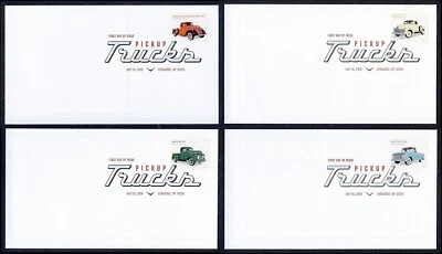 #5101-5104 Pickup Trucks, Digital Color FDC **ANY 5=FREE SHIPPING** - Image 1 of 4