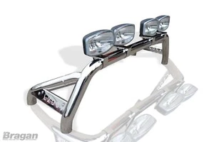 Sport Roll Bar Rollbar + Blue Spots + LEDs To Fit Mitsubishi L200 Triton 05 - 15 - Picture 1 of 9