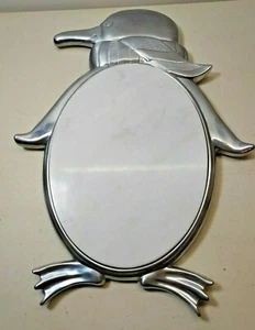 Reed & Barton Polished Aluminum Penguin Cheese Board - Picture 1 of 6