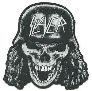 SLAYER Schädelhelm 2016 - geformt - GEWEBT NÄHEN AUFNÄHER offizielle Ware - Bild 1 von 1