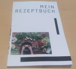 Rezeptbuch zum Selbstschreiben DIY Kochbuch mit Einteiler und Inhaltsverzeichnis - Bild 1 von 5