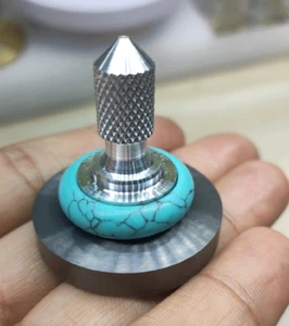 Hand Twist High End Wolfram Stahl Aluminium Kreisel Desktop Fidget Spielzeug Kreisel - Bild 1 von 7