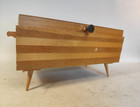 Mid Century Nähkästchen Holz Kiste Nähkorb Nähkiste Nähkasten Nähbox DDR