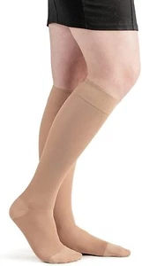 Actifi Opaque Microfiber Knee High 15-20 mmHg Compression Stockings - Picture 1 of 4