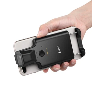 Eyoyo Wireless Phone Back Clip Bluetooth Barcode Scanner 1D 2D Scanning Reader - Picture 1 of 10