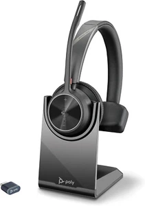 Poly Voyager 4310 UC USB sans fil Bluetooth casque à oreille unique PC Mac avec support - Photo 1/6