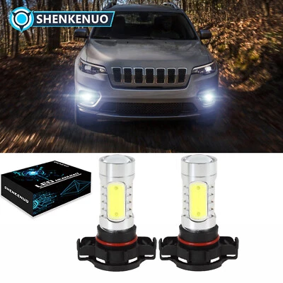 Kit de luces antiniebla LED 5202 H16 6000K blancas para Jeep Cherokee 2014 2015 2 un. Foto 1 de 4